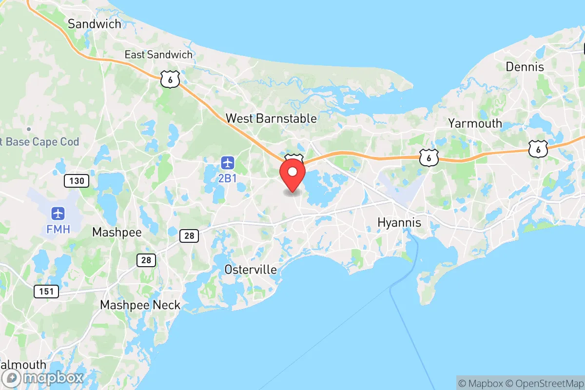 Map centered at 41.6679, -70.3573