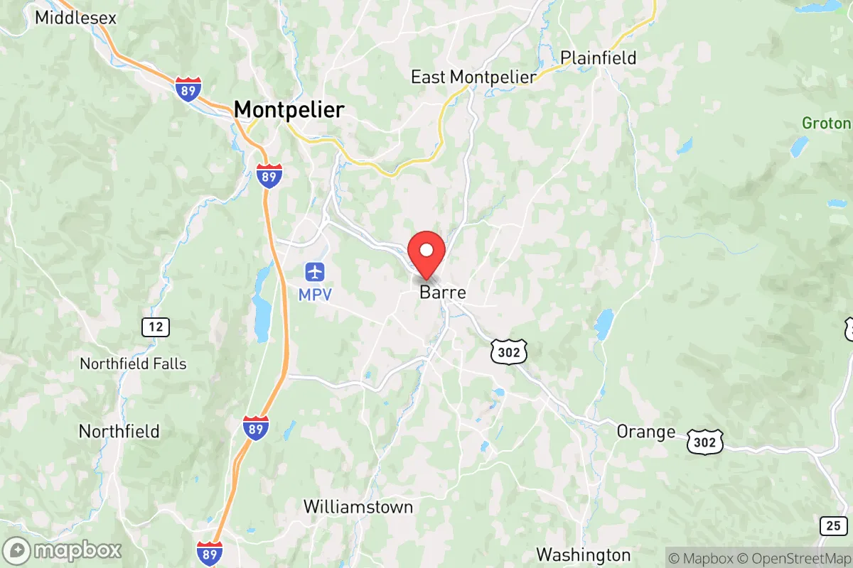 Map centered at 44.1997, -72.5085