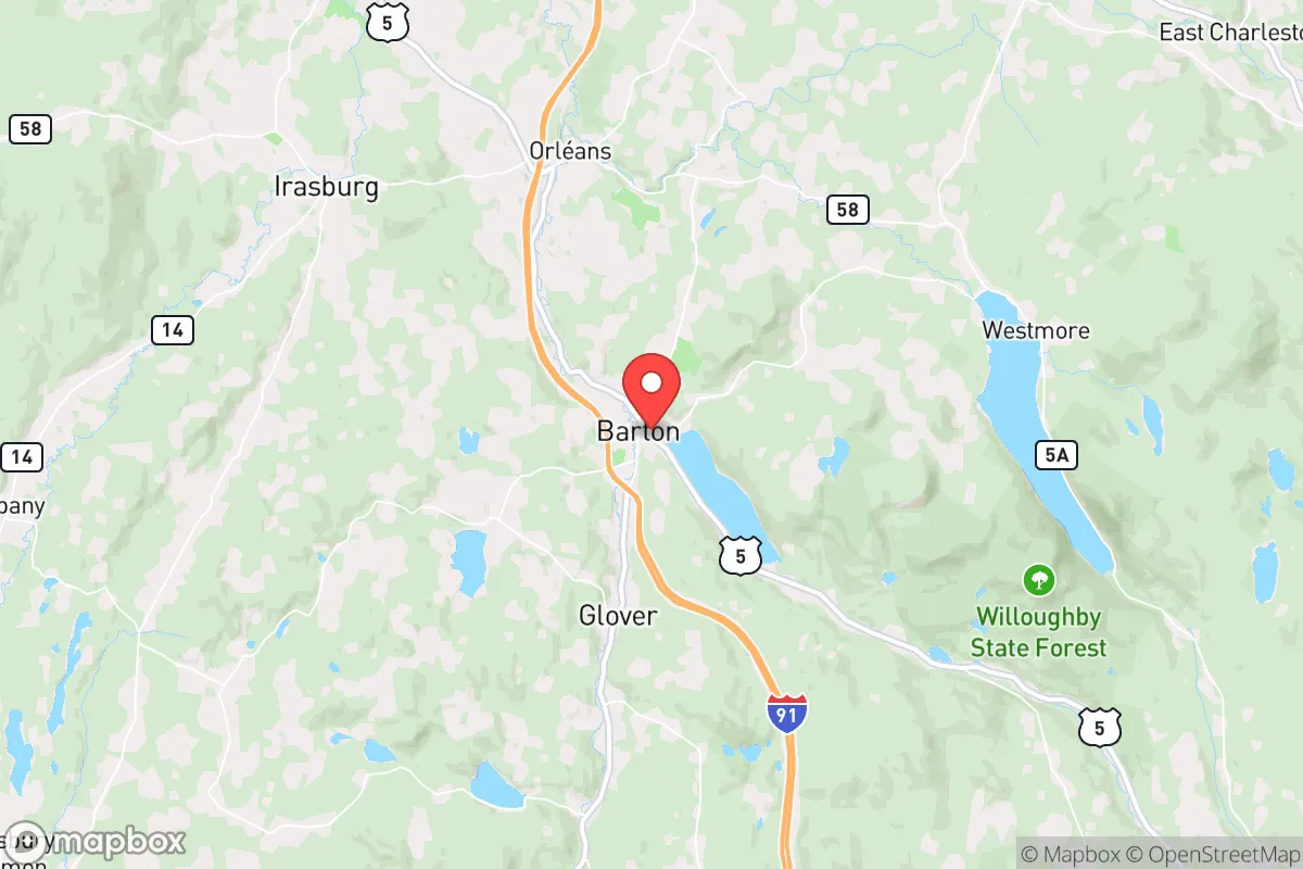Map centered at 44.7477, -72.1764