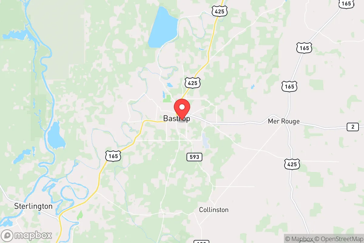 Map centered at 32.7749, -91.9078