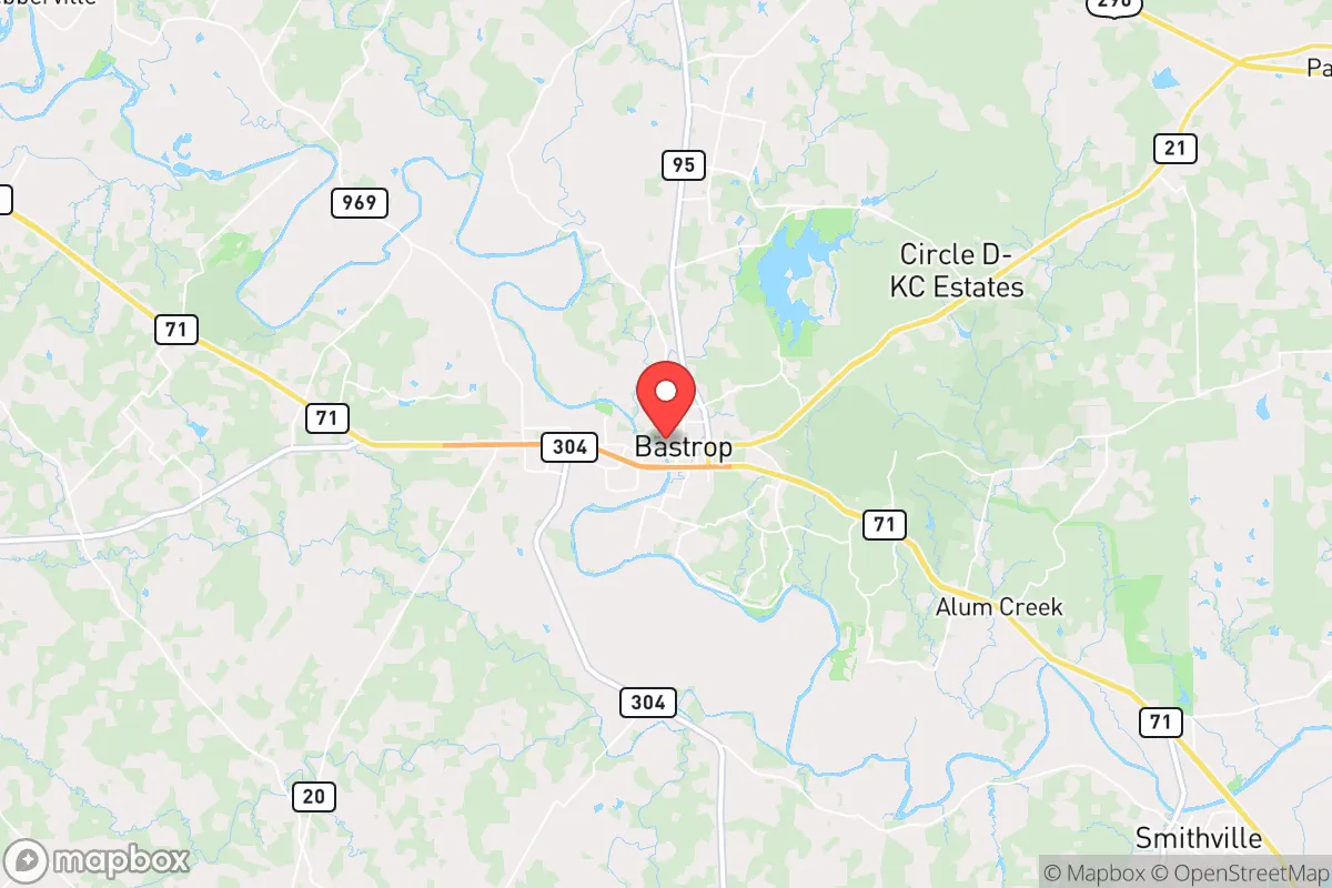 Map centered at 30.1111, -97.3206