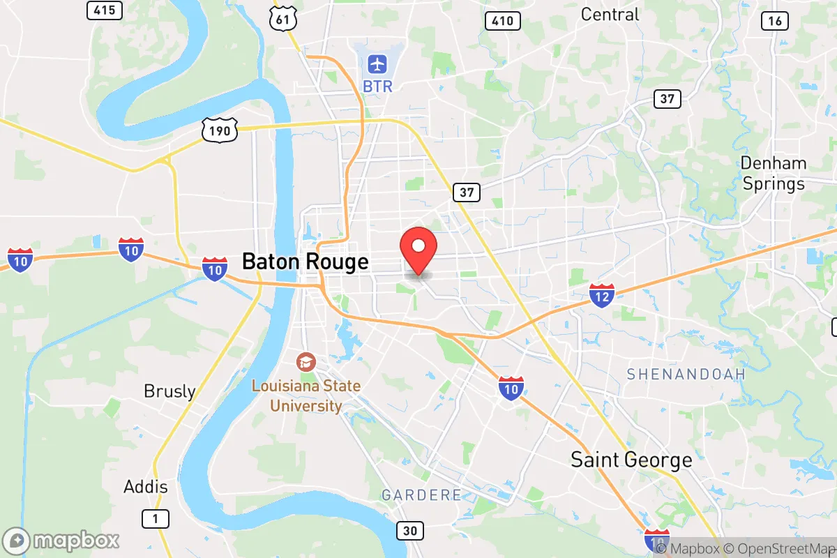 Map centered at 30.4419, -91.1310