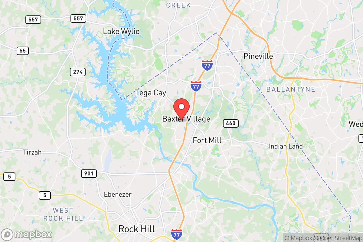 Map centered at 35.0253, -80.9741