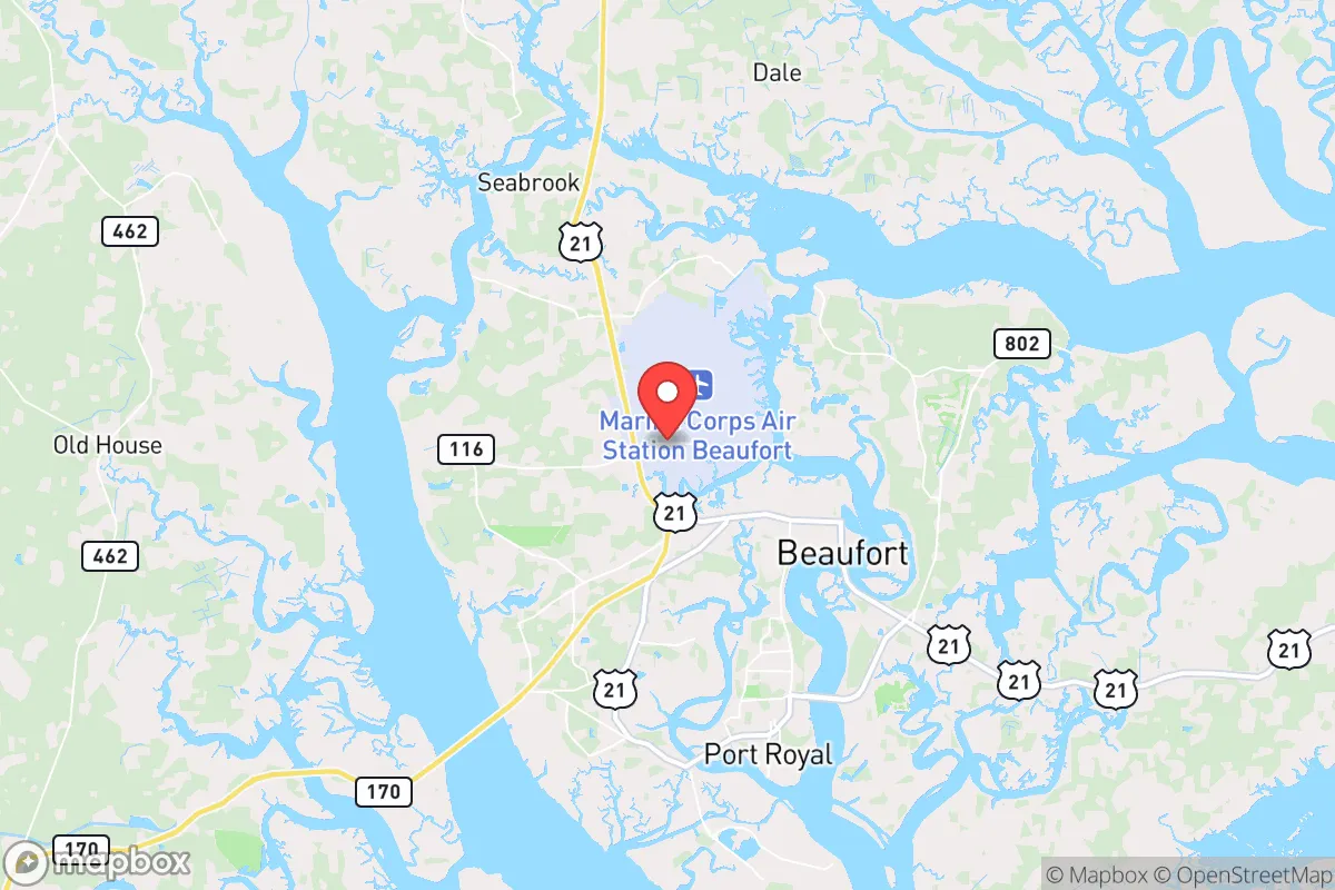 Map centered at 32.4596, -80.7236