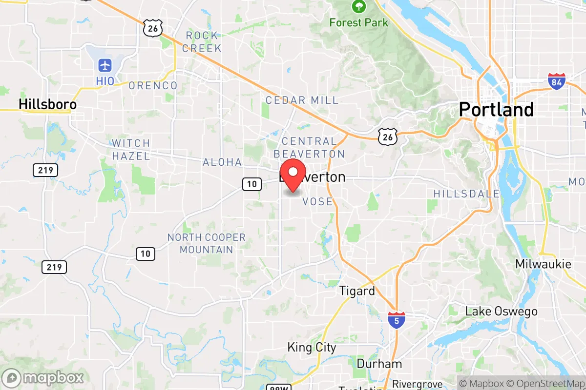 Map centered at 45.4781, -122.8171
