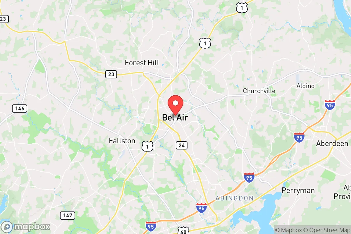 Map centered at 39.5359, -76.3483