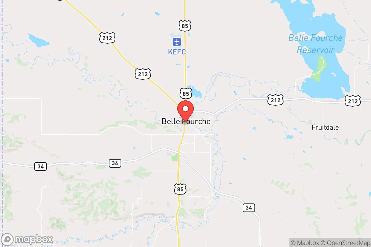 Map centered at 44.6635, -103.8565