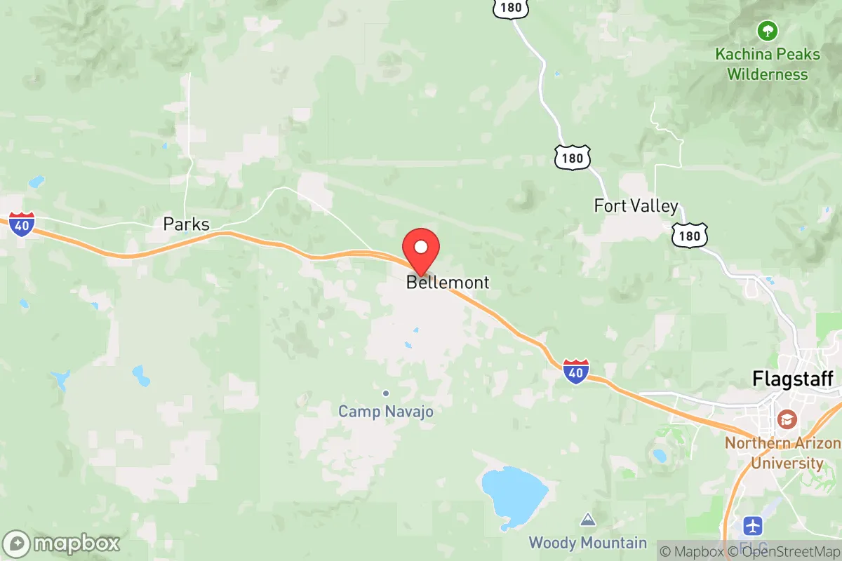 Map centered at 35.2381, -111.8335