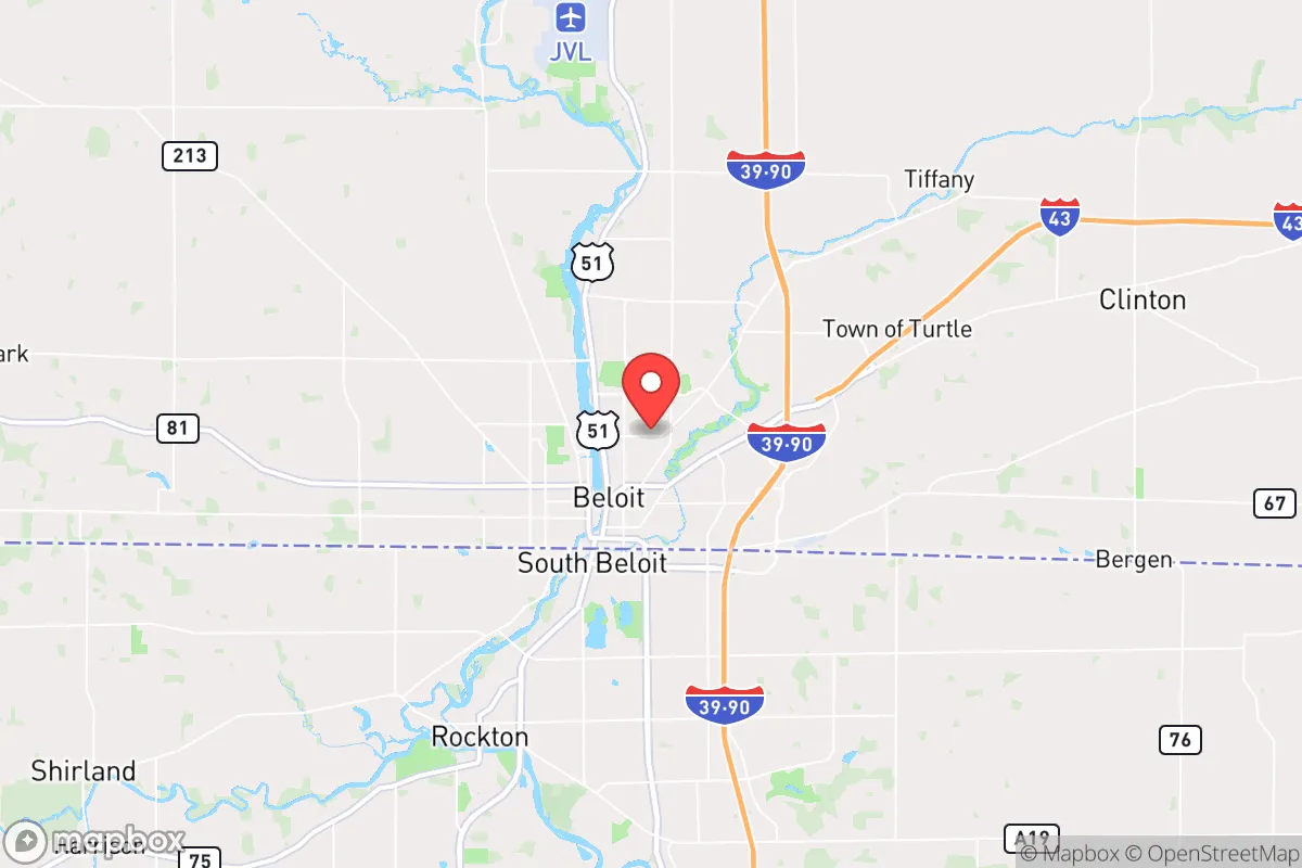 Map centered at 42.5231, -89.0181