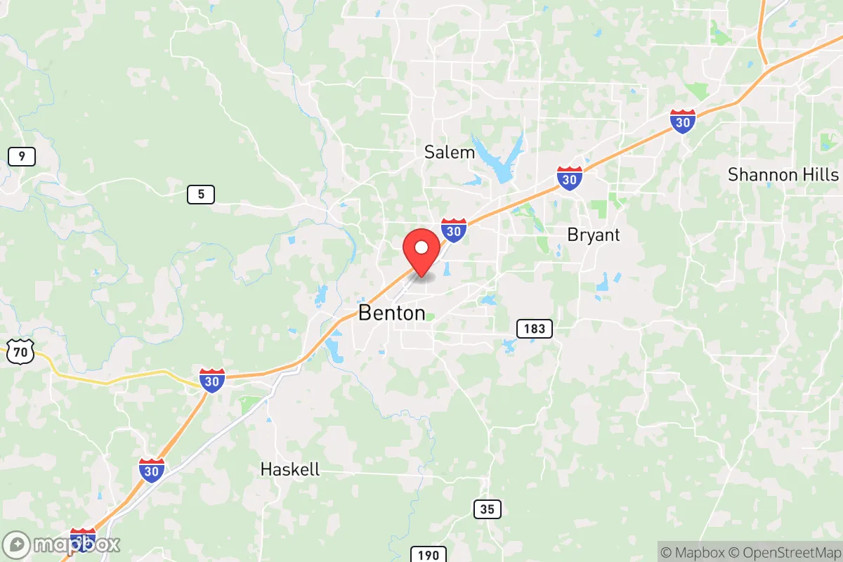 Map centered at 34.5773, -92.5722