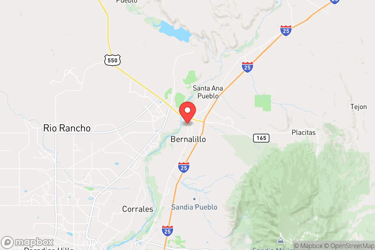 Map centered at 35.3136, -106.5521