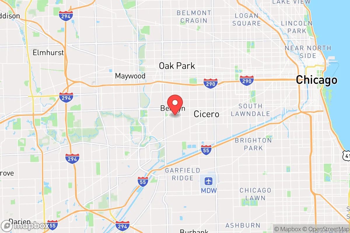 Map centered at 41.8433, -87.7909