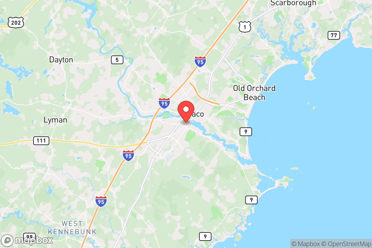 Map centered at 43.4440, -70.3981