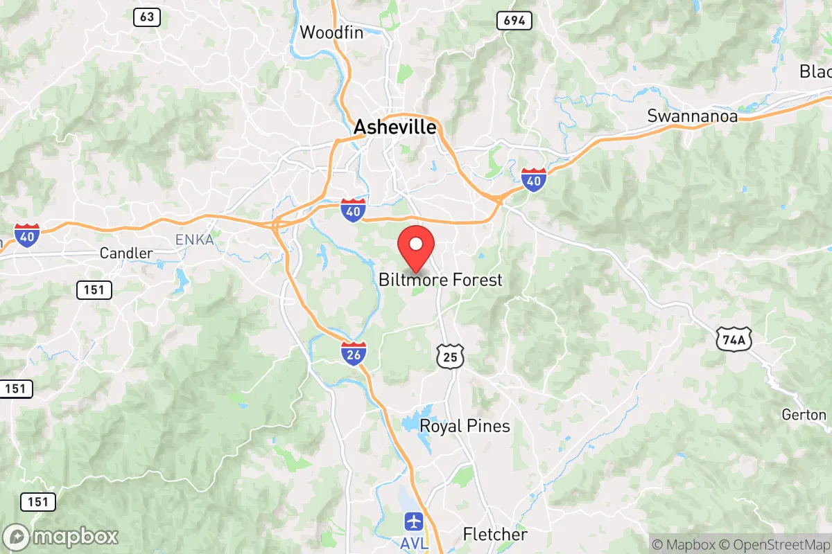 Map centered at 35.5348, -82.5403