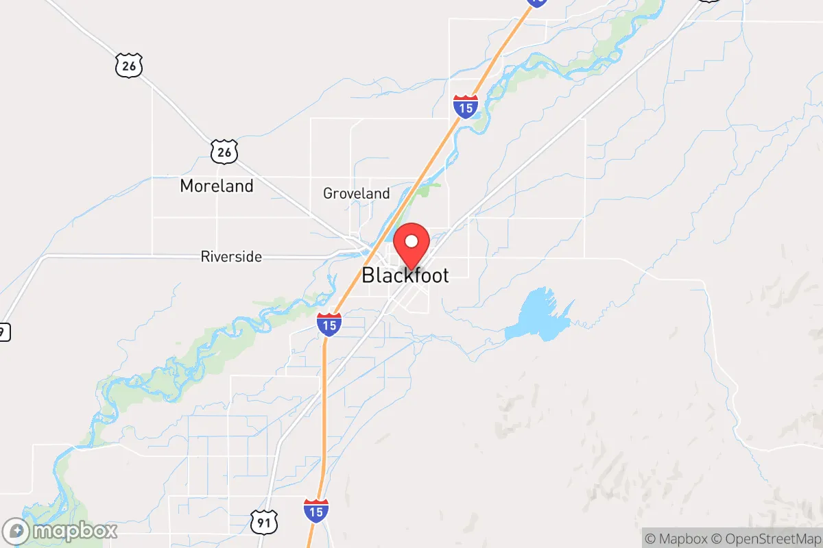 Map centered at 43.1941, -112.3465
