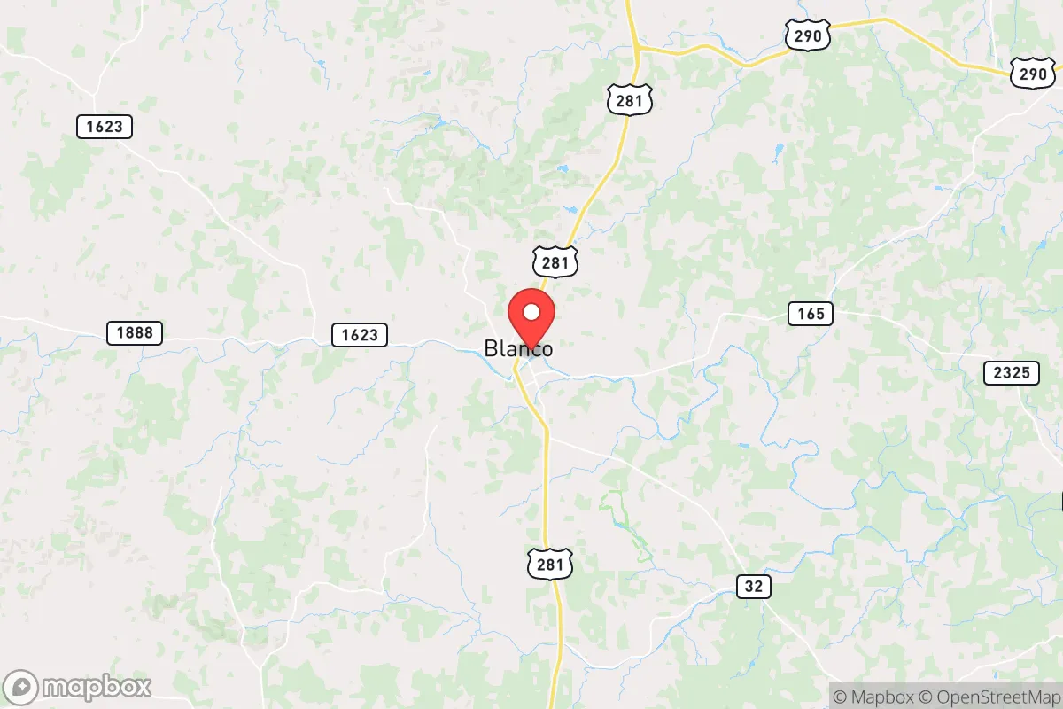Map centered at 30.0987, -98.4169