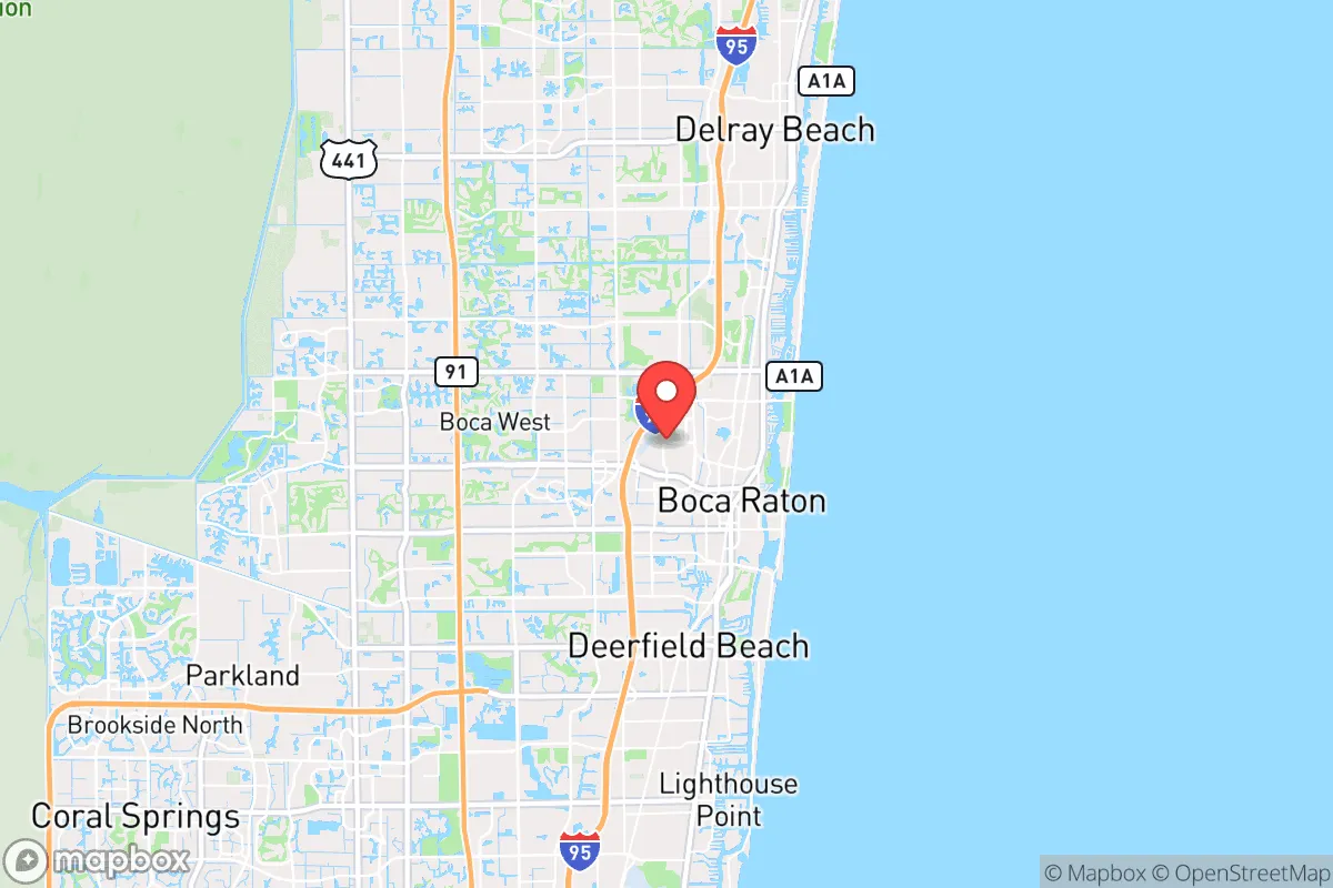 Map centered at 26.3743, -80.1062