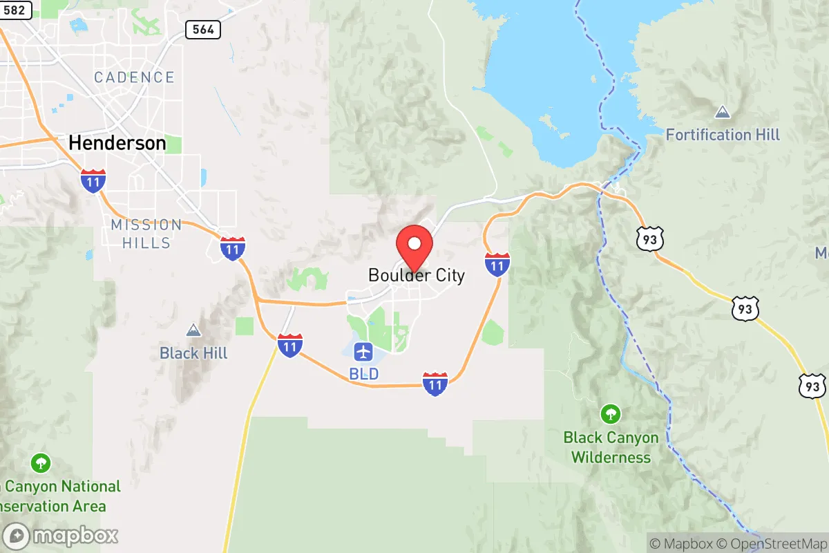 Map centered at 35.8421, -114.9265
