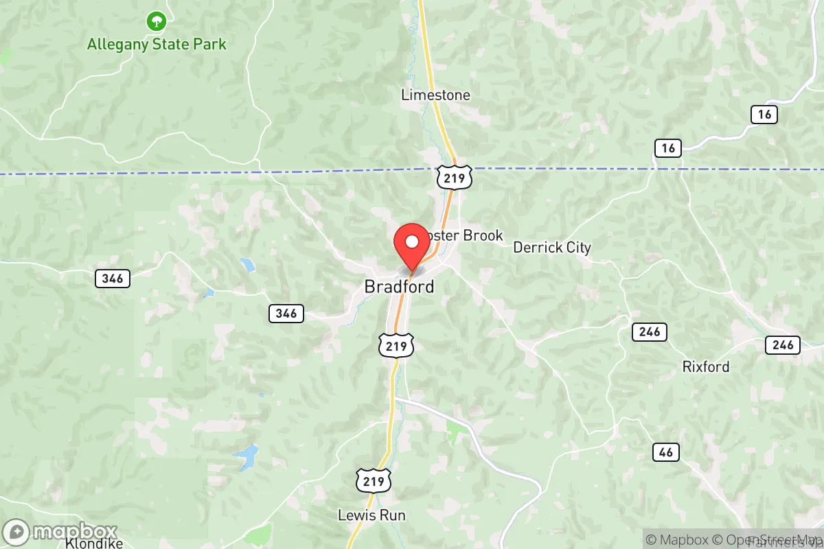 Map centered at 41.9605, -78.6412