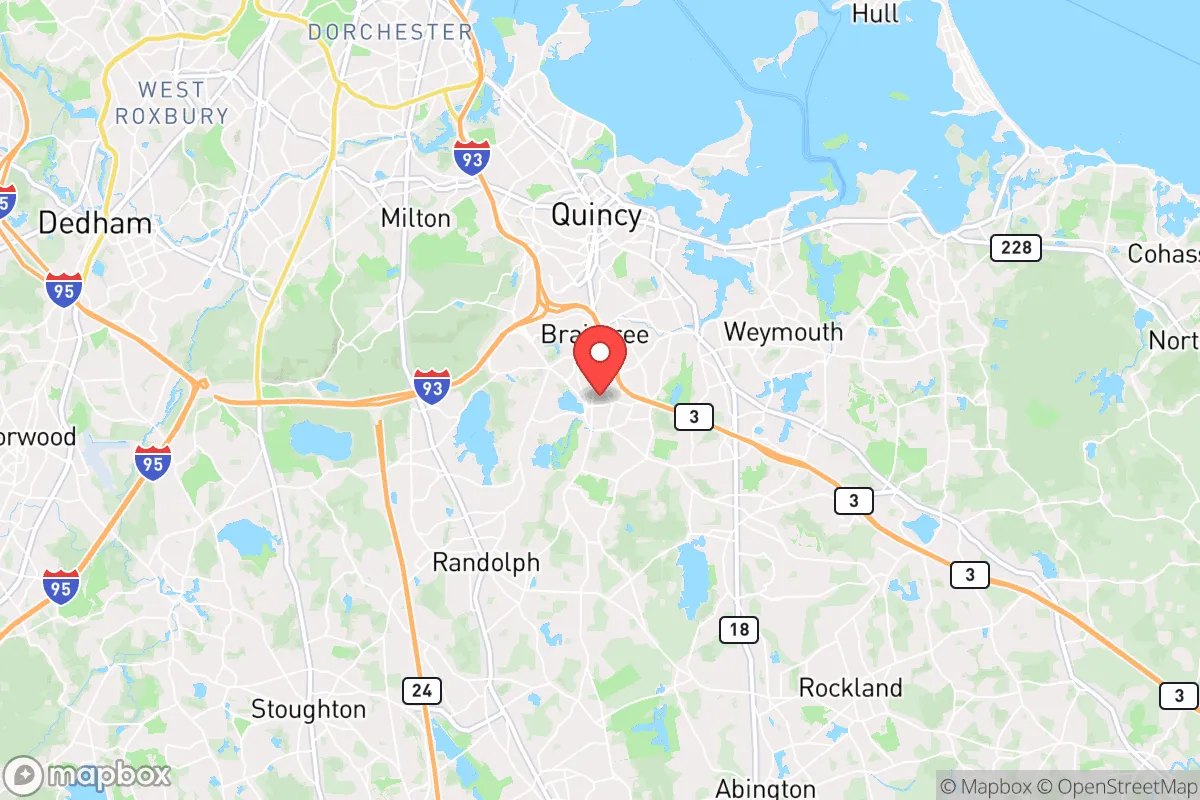 Map centered at 42.2038, -71.0022