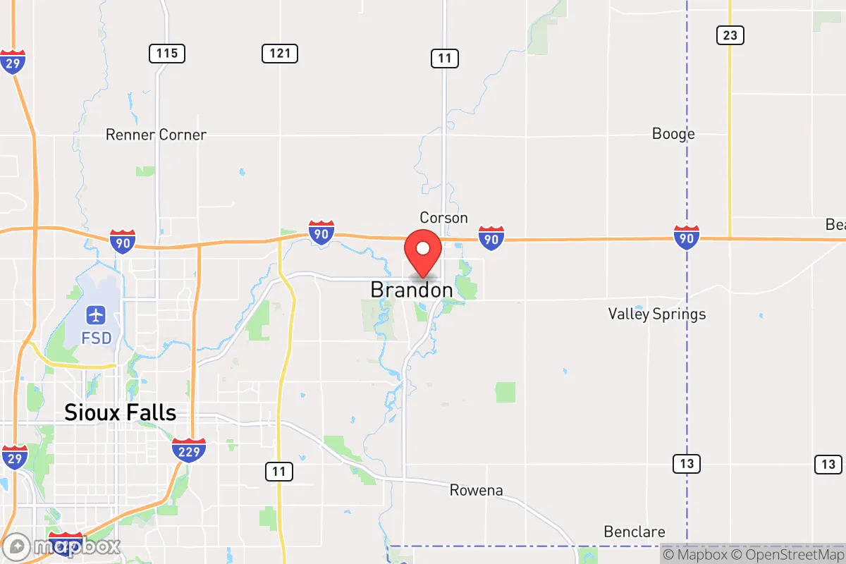 Map centered at 43.5937, -96.5818