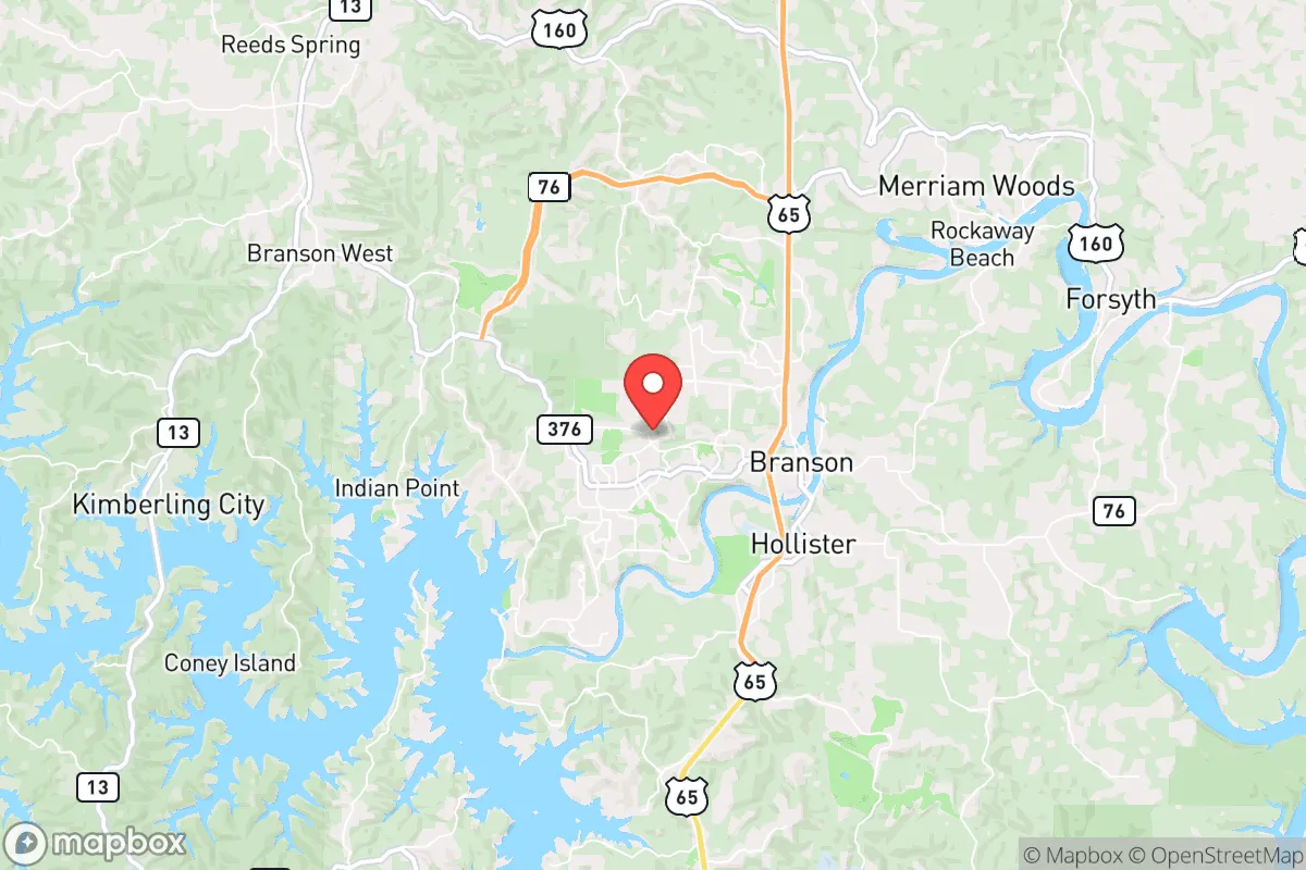 Map centered at 36.6509, -93.2637