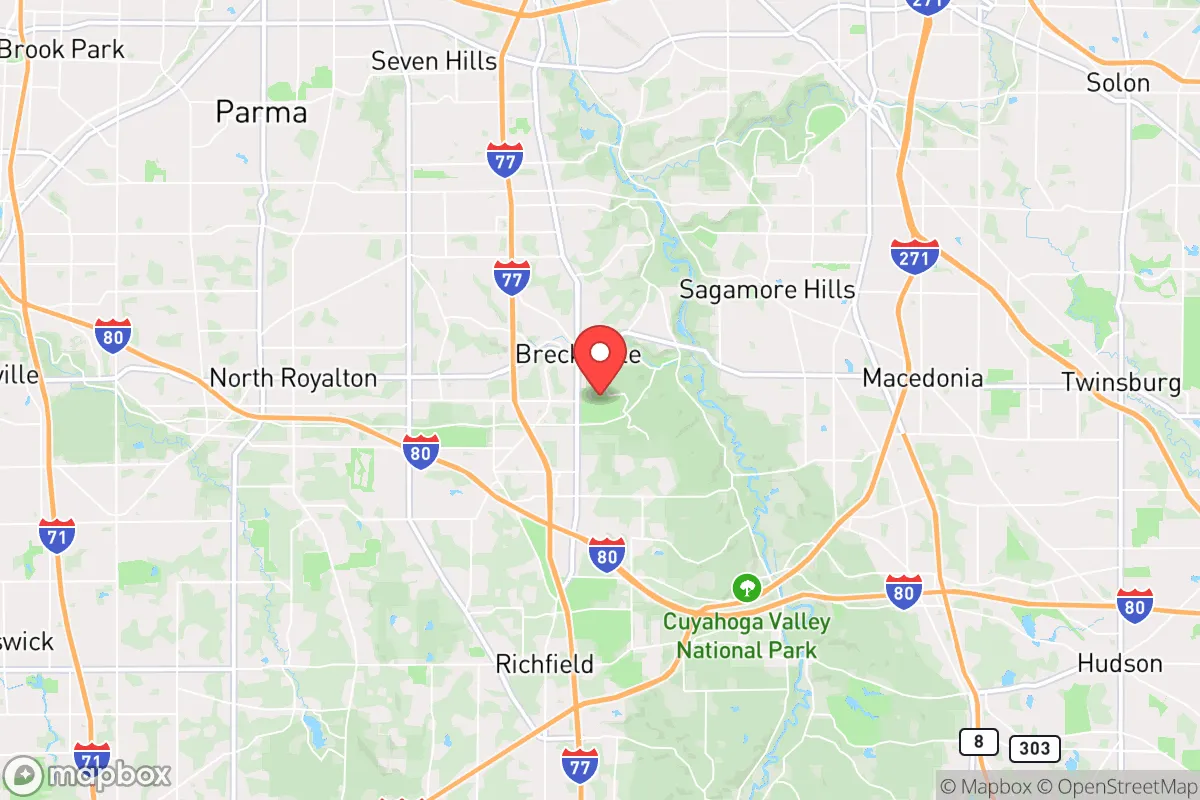 Map centered at 41.3079, -81.6192