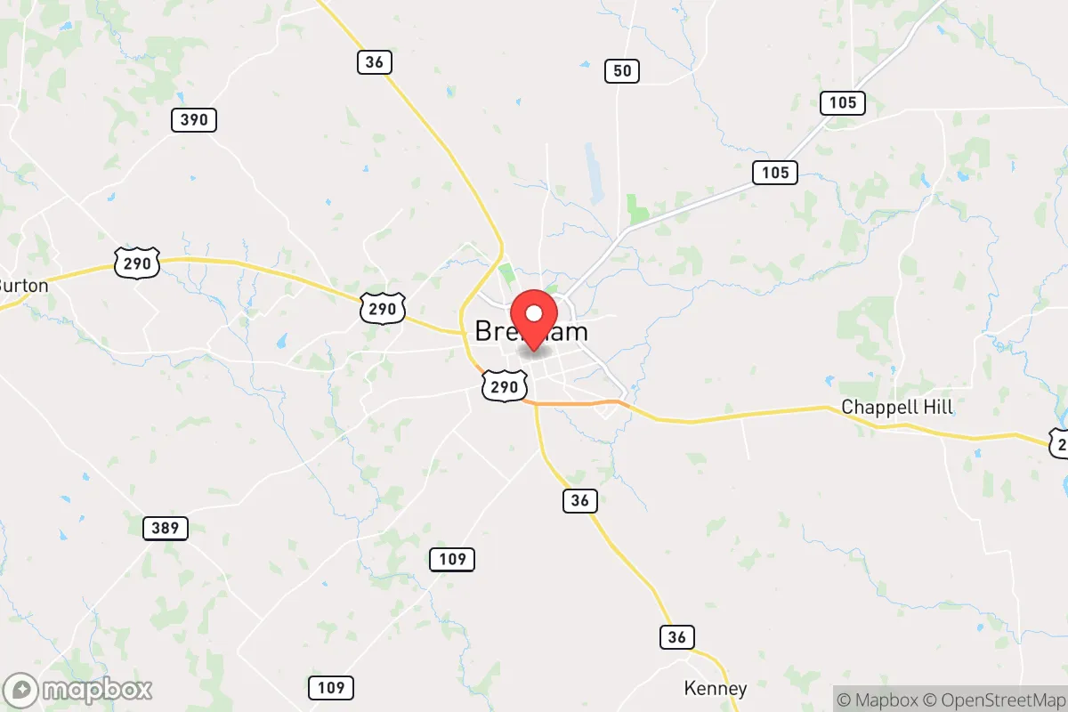 Map centered at 30.1586, -96.3968
