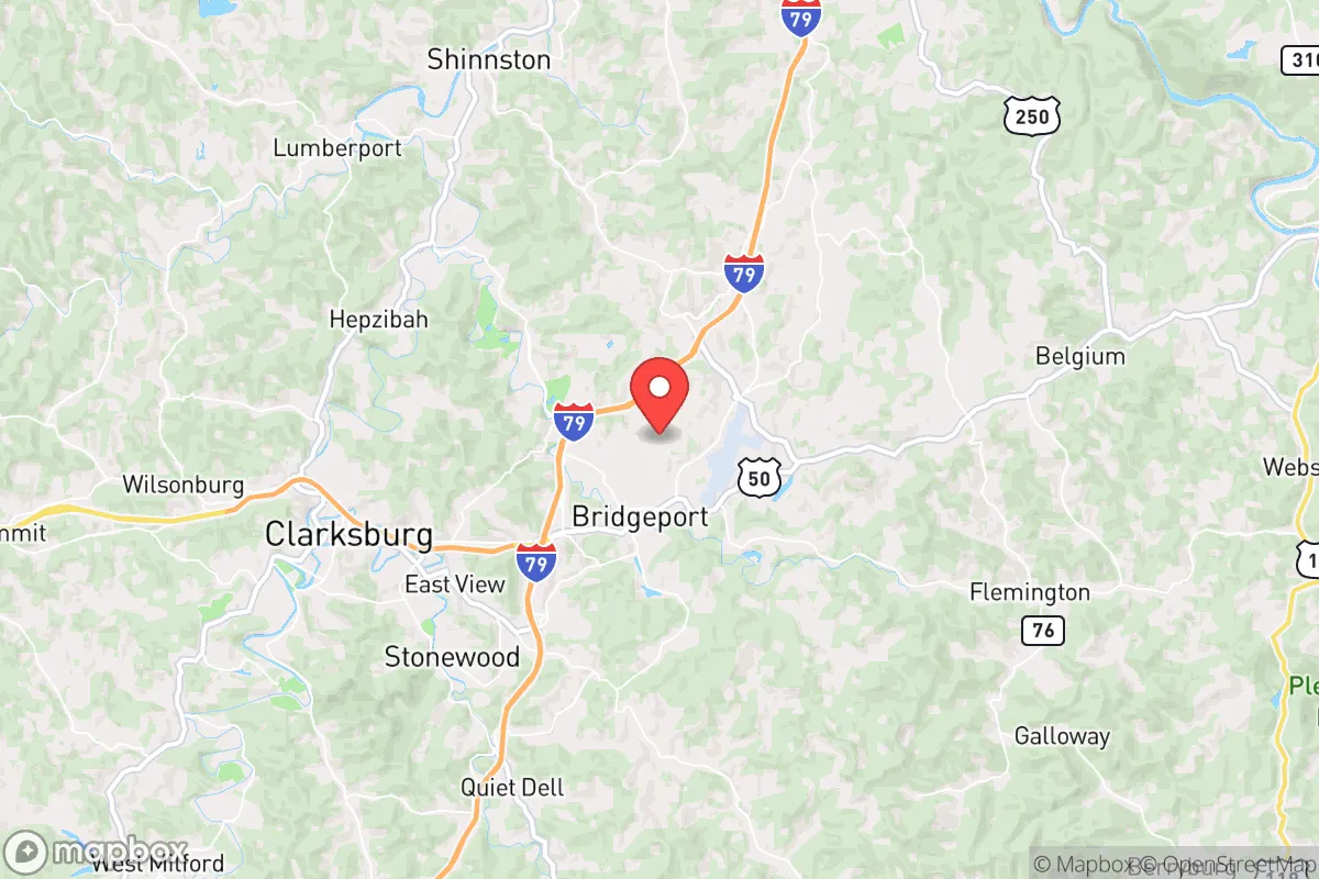 Map centered at 39.3035, -80.2476
