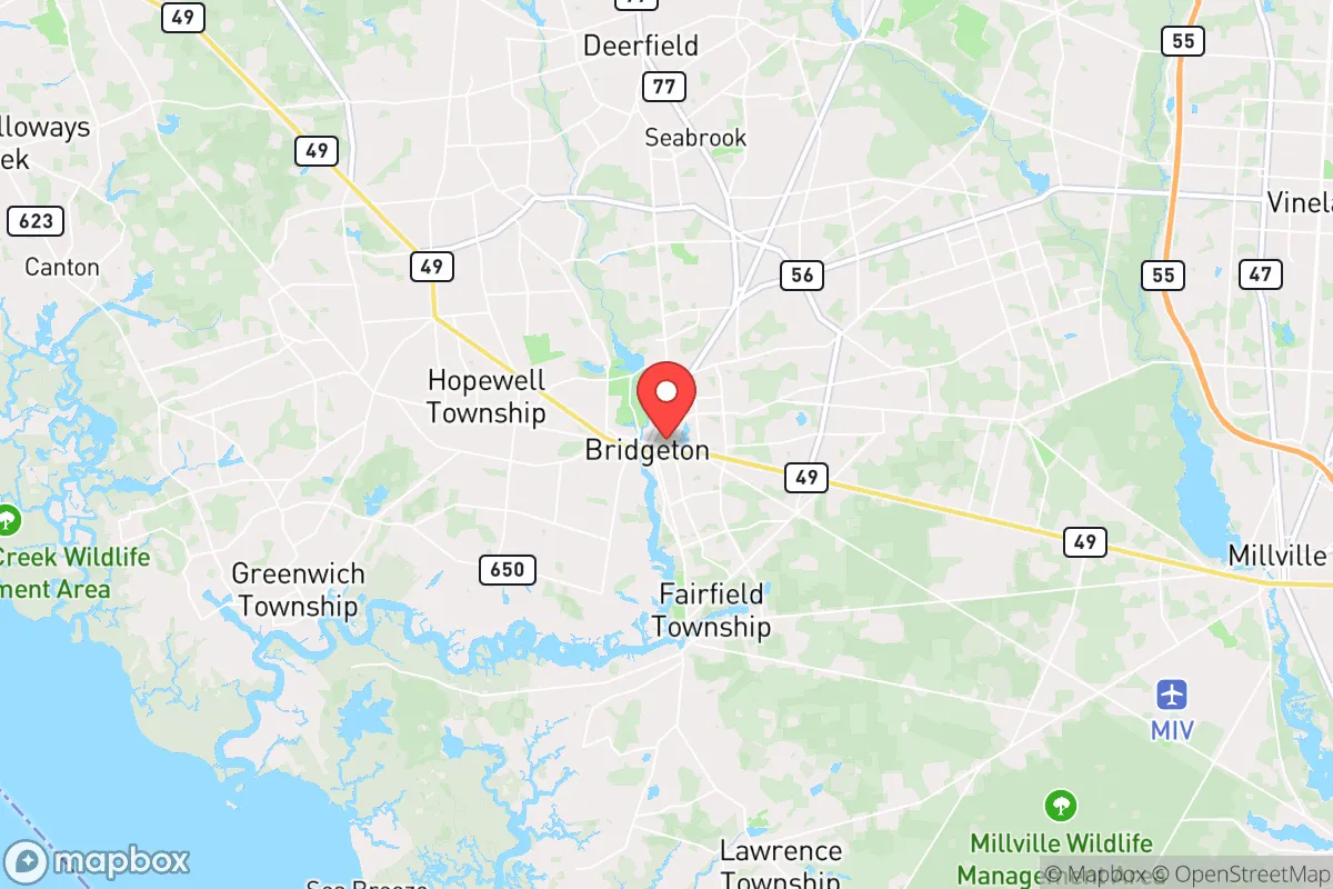 Map centered at 39.4286, -75.2281