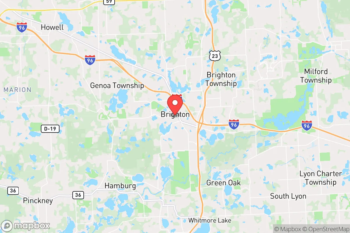 Map centered at 42.5298, -83.7847