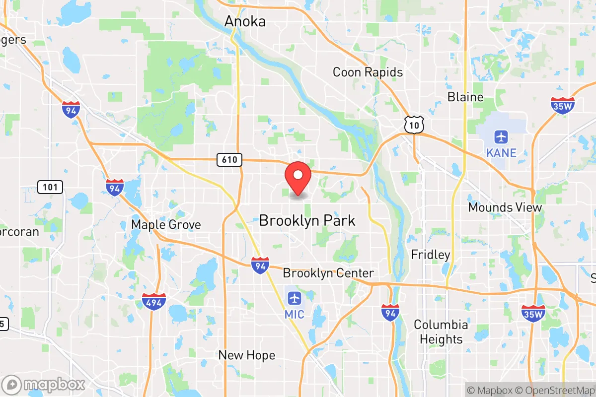 Map centered at 45.1112, -93.3505