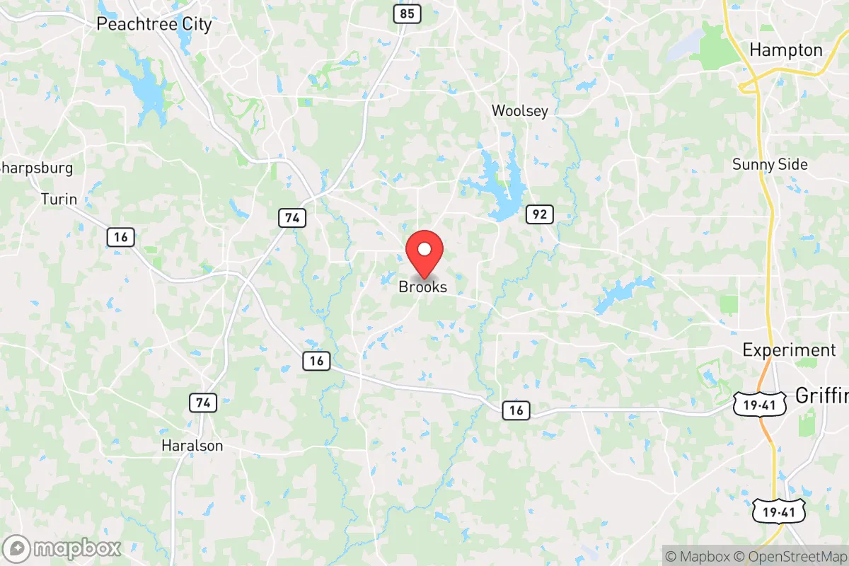 Map centered at 33.2925, -84.4584