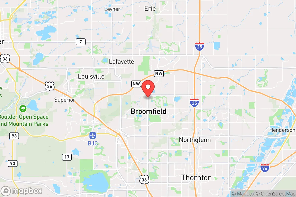 Map centered at 39.9541, -105.0527