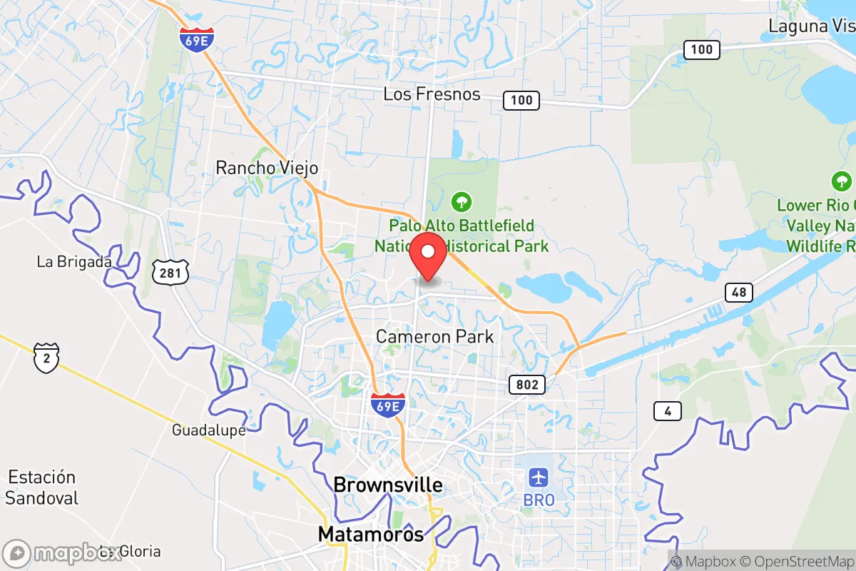 Map centered at 25.9886, -97.4787