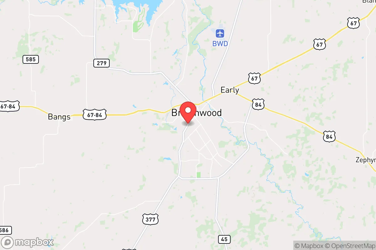 Map centered at 31.7125, -98.9767