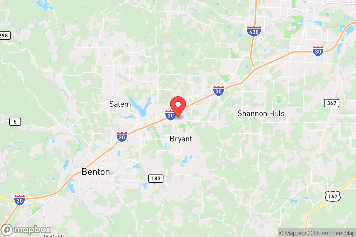Map centered at 34.6152, -92.4914
