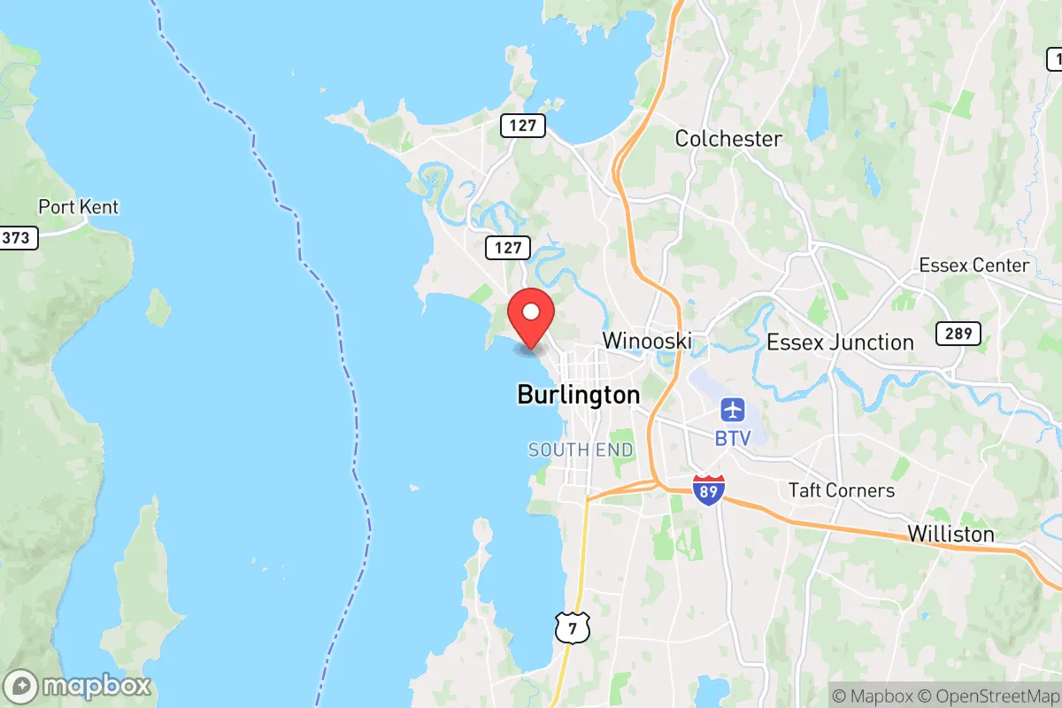 Map centered at 44.4874, -73.2313