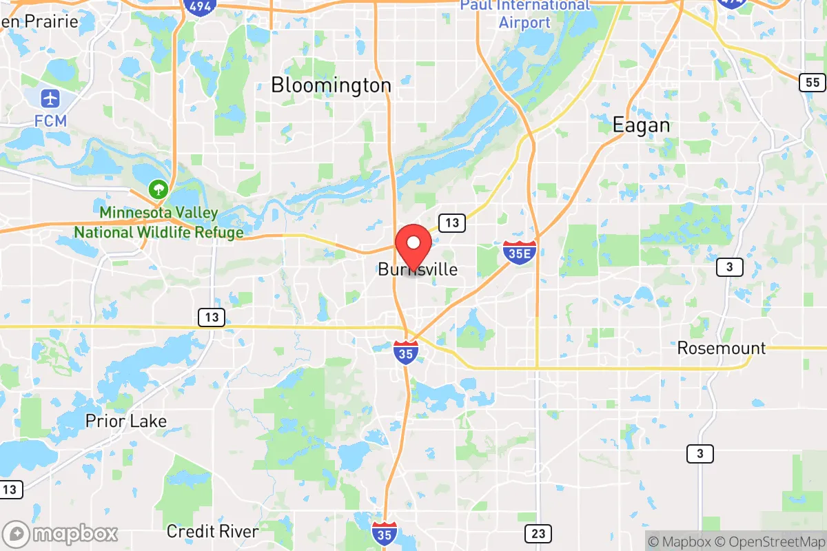 Map centered at 44.7648, -93.2793