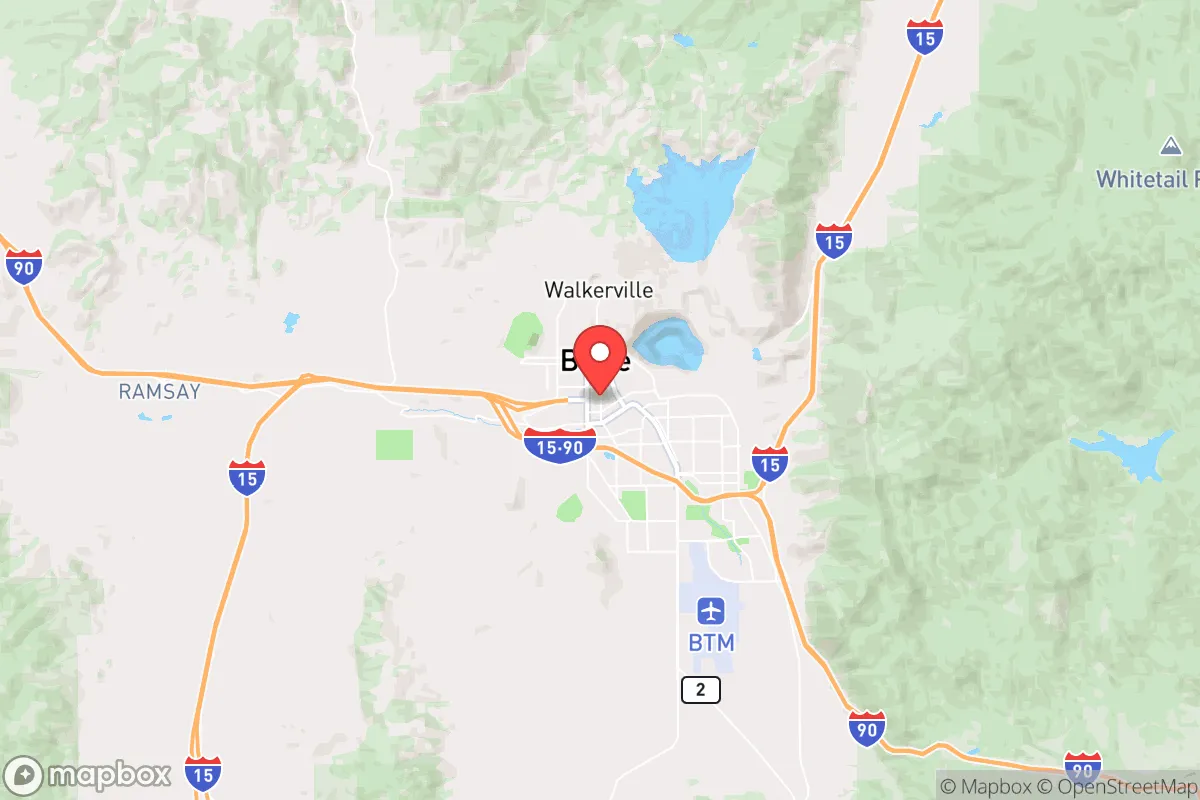 Map centered at 46.0038, -112.5348