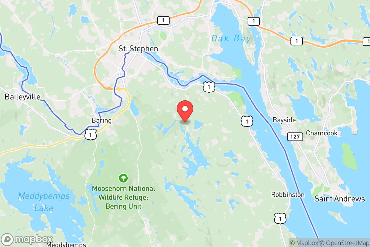 Map centered at 45.1339, -67.2239