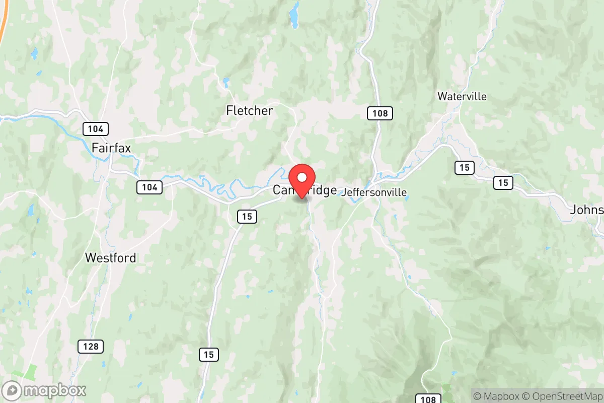 Map centered at 44.6393, -72.8784
