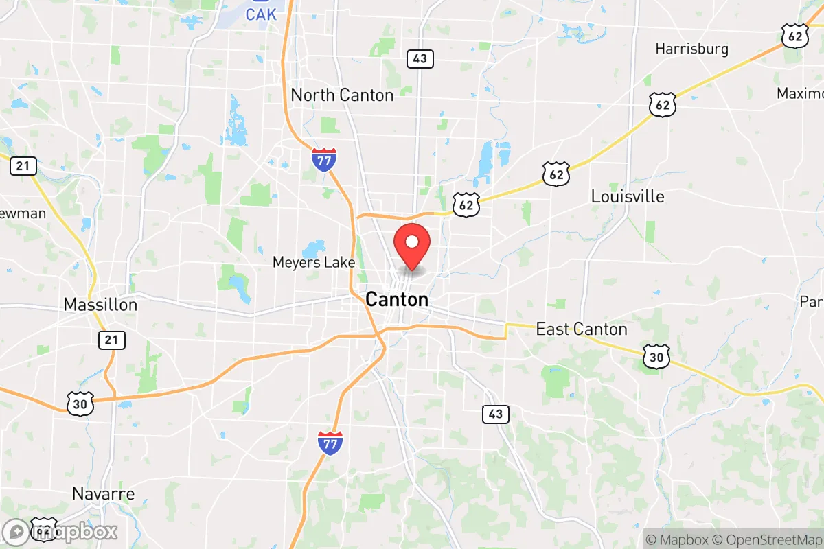 Map centered at 40.8079, -81.3674