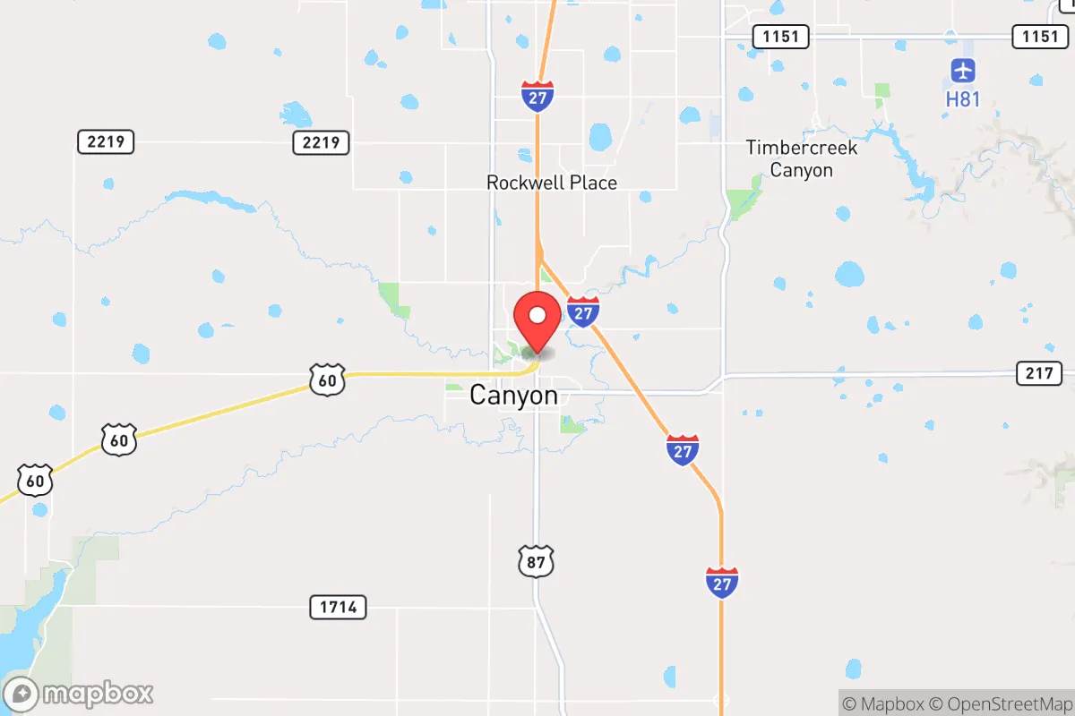 Map centered at 34.9905, -101.9191