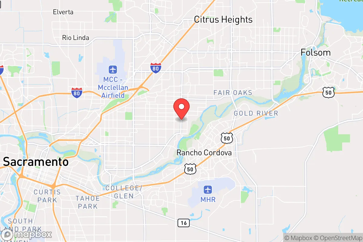 Map centered at 38.6171, -121.3283