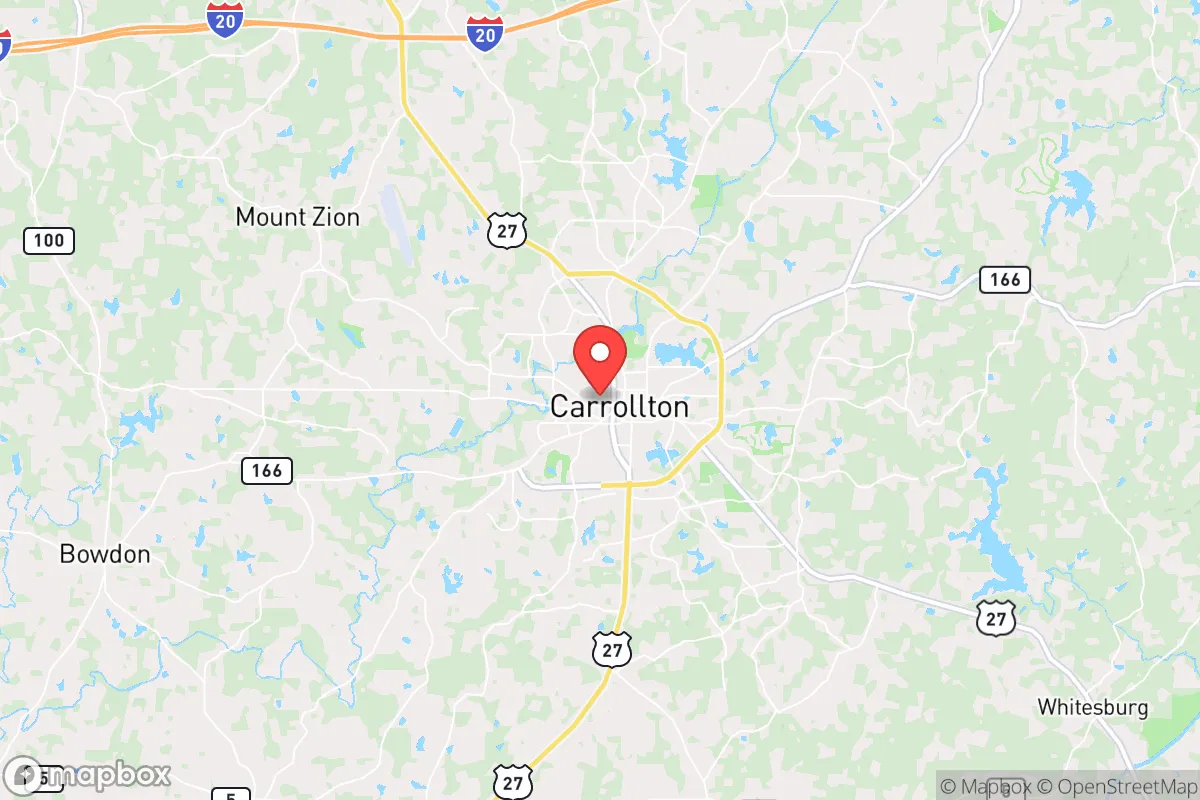 Map centered at 33.5819, -85.0832