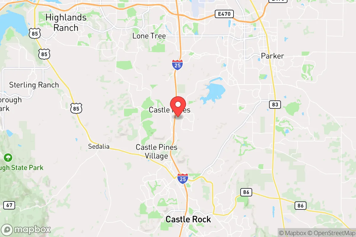 Map centered at 39.4625, -104.8706