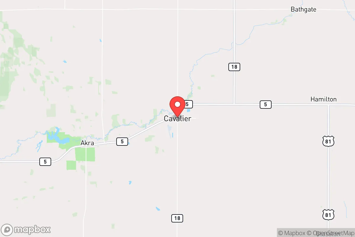 Map centered at 48.7940, -97.6226