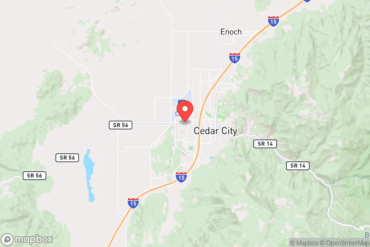 Map centered at 37.6838, -113.0956