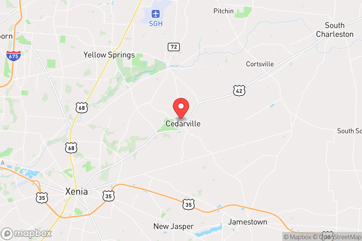 Map centered at 39.7470, -83.8108